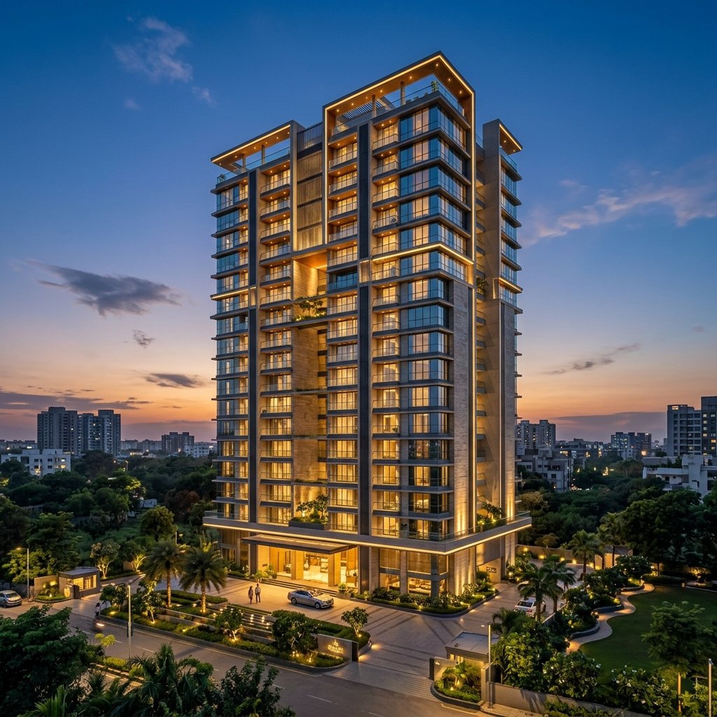 Premium 3 BHK Apartment in Prahlad Nagar